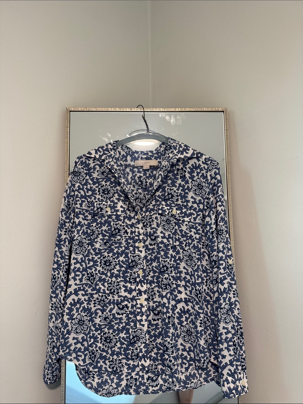 LOFT Floral Blouse